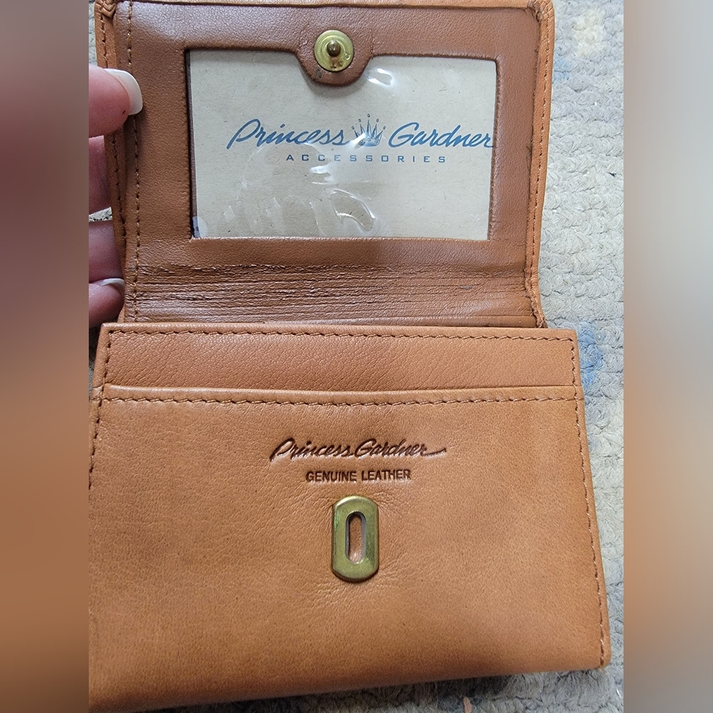 Princess Gardner Brown Leather Wallet